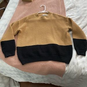 Mango Two Tone Sweater